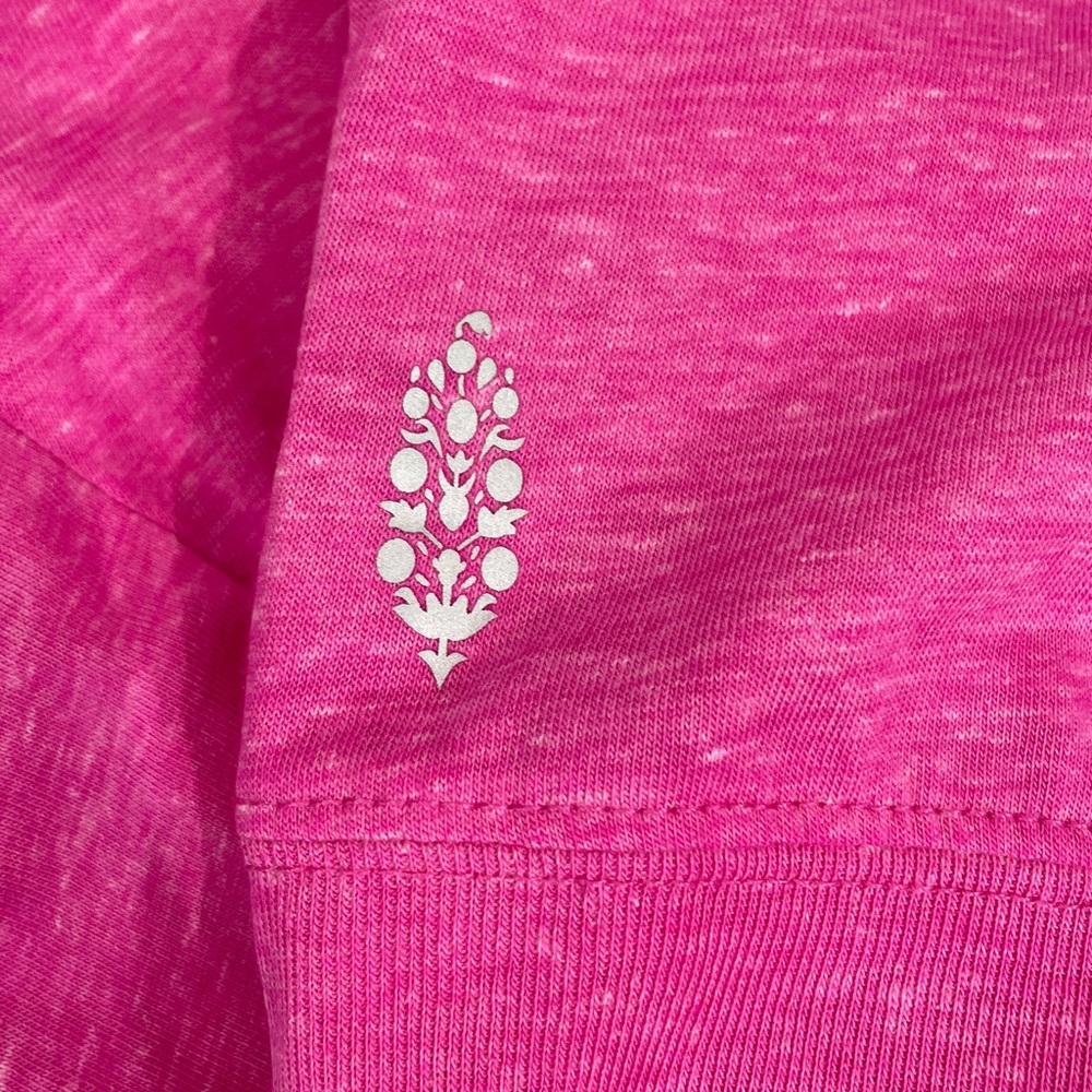Free People Movement Top Size L Long Sleeve Bright Pink NWOT - Picture 7 of 9